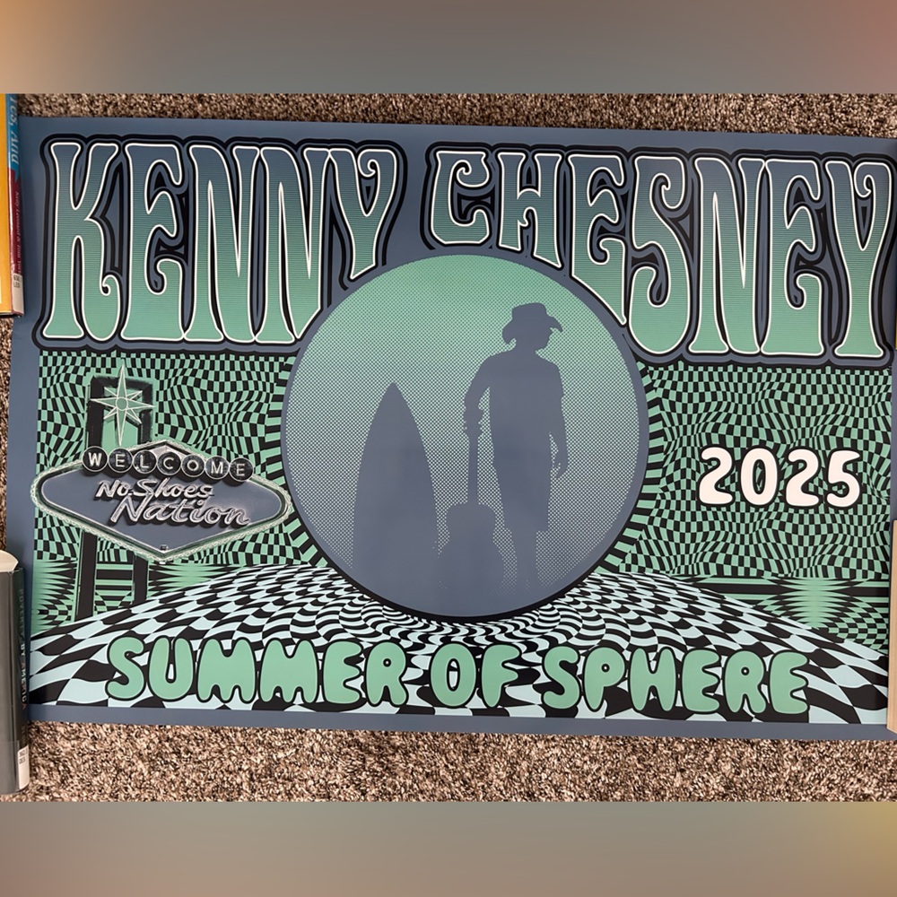 Kenny Chesney Summer of Sphere 2025 Poster